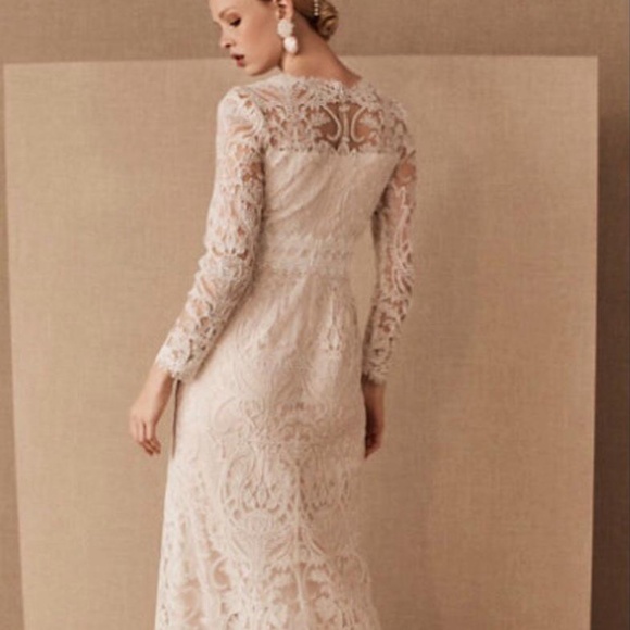 Tadashi Shoji Lace Wedding Gown NWT - Picture 5 of 12